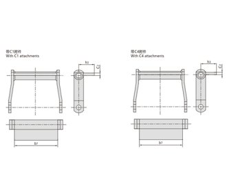 曳引用焊接结构弯板链